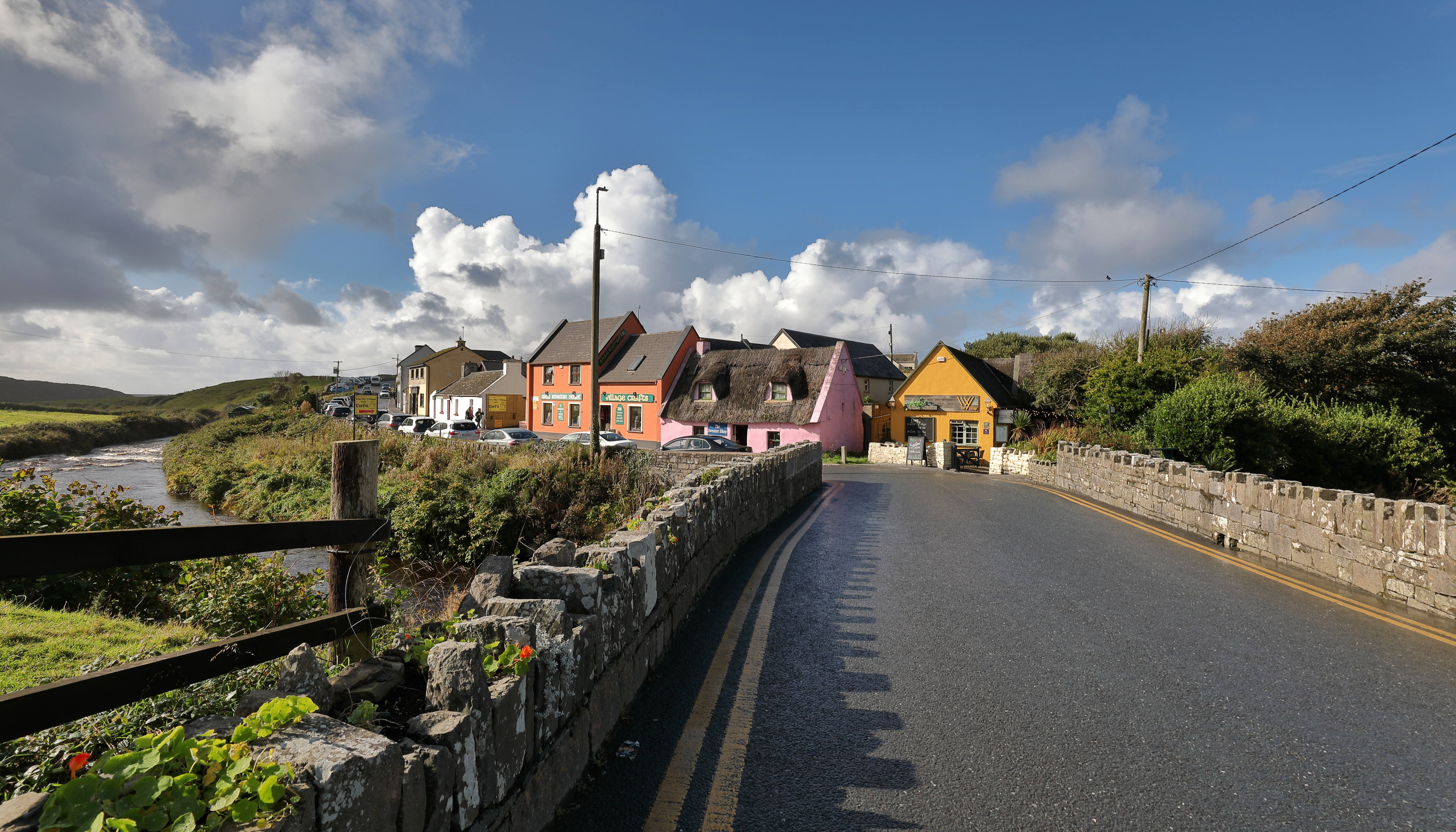 Irland Dorf Straße
