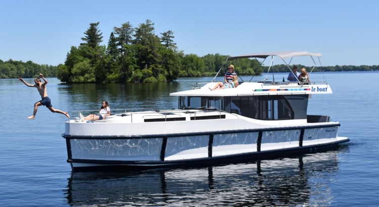 le boat kanada rideau canal Foto Le Boat