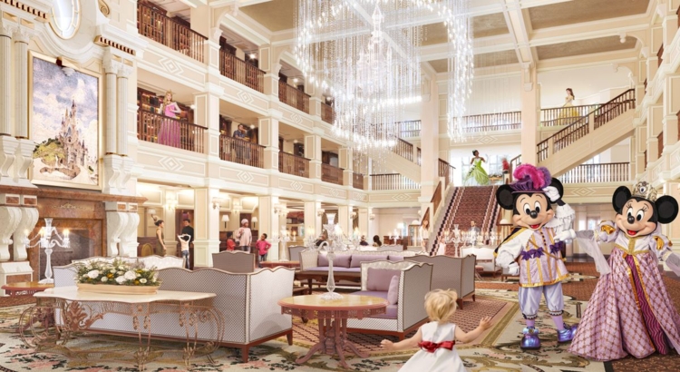 Disneyland Paris Hotel Lobby Foto Disney