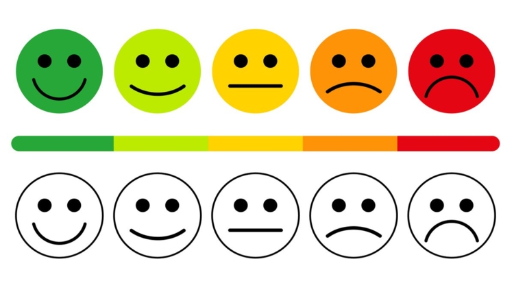 Emotionen Smileys Gemischte gefühle Foto iStock Dzyuba
