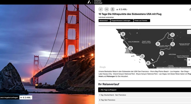 Screenshot Website America Unlimited Foto America Unlimited