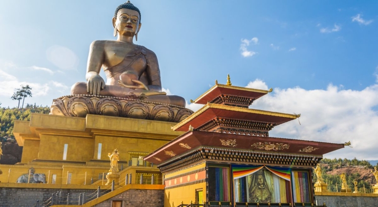 Bhutan Buddha Kuensel Phodrang in Thimphu Foto iStock Keong da Great