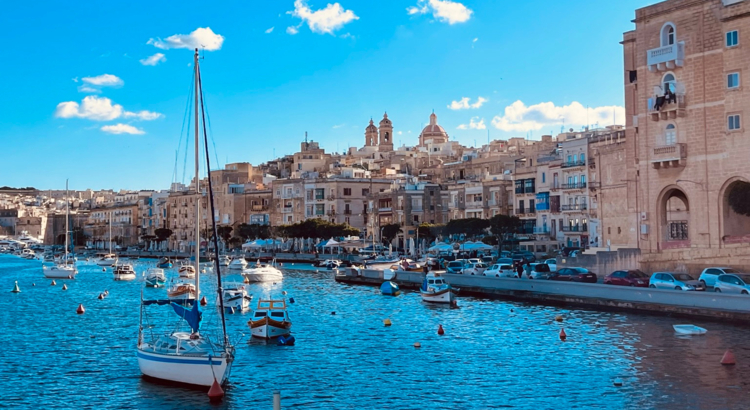 Valetta Hafen Malta Segelboote