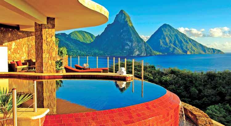 Saint Lucia Jade Mountain Resort Infinity Pool