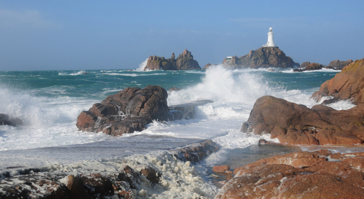 Großbritannien Jersey La Corbière Lighthouse