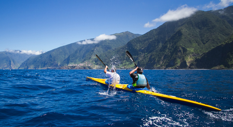 Portugal Madeira Aktivitäten Kanutour Visit Madeira/Clube Naval do Seixal
