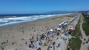 USA San Francisco Sunset Dunes Foto Global Spot