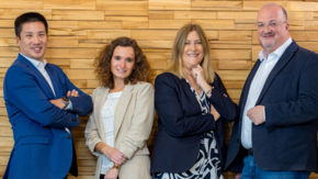 Alpha Geschäftsleitungs-Team v.l. Michael Sawang, Helen Schröder, Nicola Eckert, Detlef Schroer