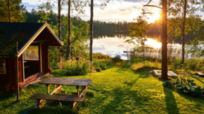 Kittilae See Sommer Finnland