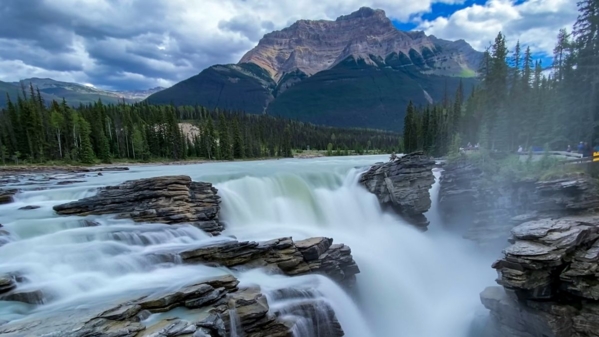 Kanada Alberta Athabasca Falls Foto iStock Steve Meyer